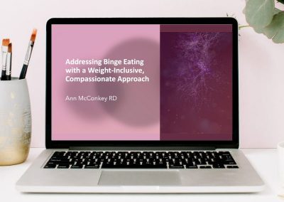 Webinar: Addressing Binge Eating with a Weight-Inclusive, Compassionate Approach