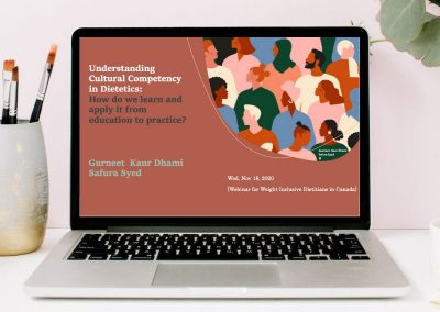 Webinar – Understanding Cultural Competency: How do we learn and apply it from education to practice?