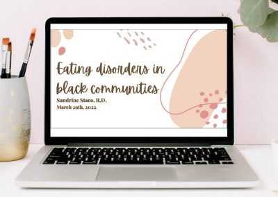 Webinar: Eating Disorders in Black Communities