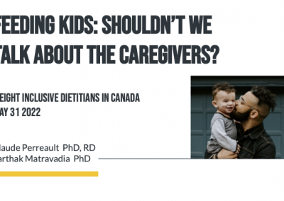 Webinar – Feeding Kids: Shouldn’t We Talk About the Caregivers?